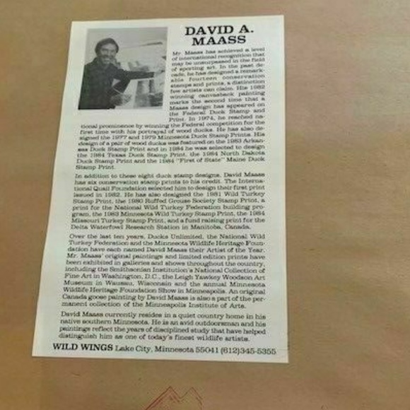 Print framed from David A. Mass - Picture 3 of 3